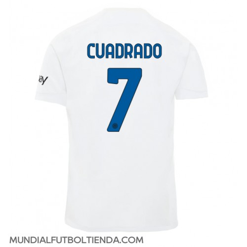 Camiseta Inter Milan Juan Cuadrado #7 Segunda Equipación Replica 2023-24 mangas cortas